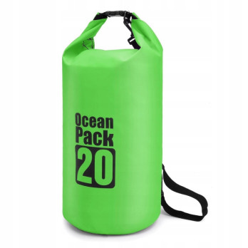 PLECAK WODOODPORNY OCEAN PACK DRY BAG TORBA 20L ZIELONY