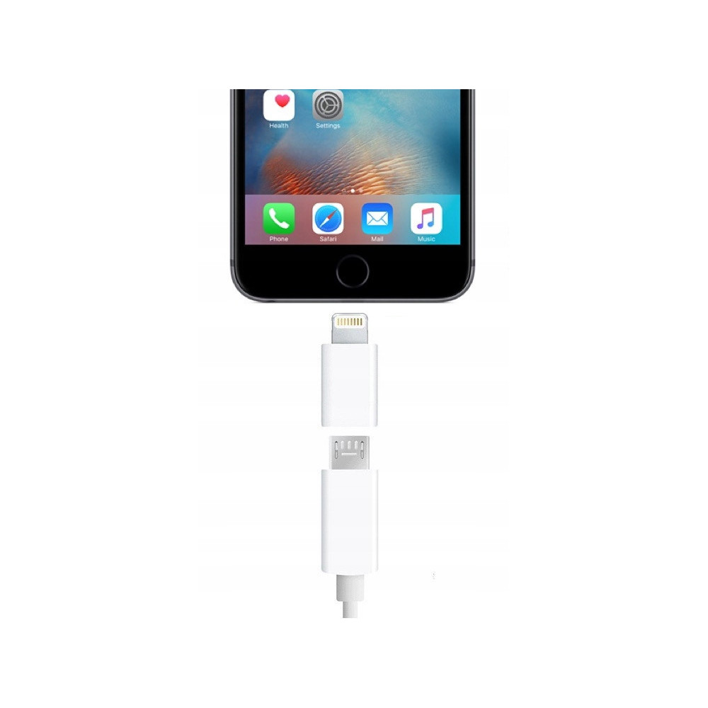 Przejściówka adapter iPhone lightning - micro-USB
