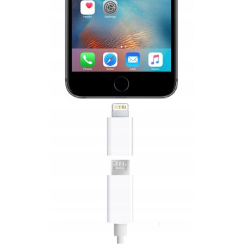 Przejściówka adapter iPhone lightning - micro-USB