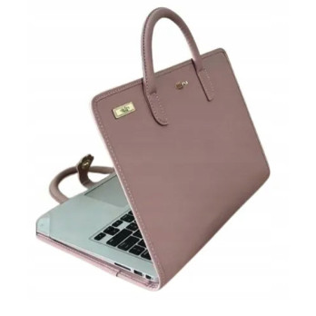 RÓŻOWE ETUI NA LAPTOPA 14" OCHRONNE NA KOMPUTER ELEGANCKI POKROWIEC
