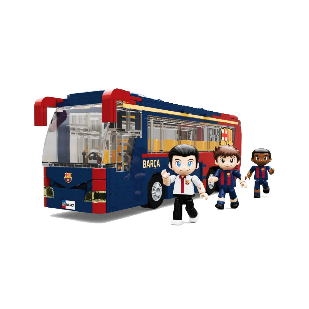 FC BARCELONA AUTOBUS PIŁKARSKI KLUBOWY DO ZŁOŻENIA KLOCKI 488 EL. PUZZLE