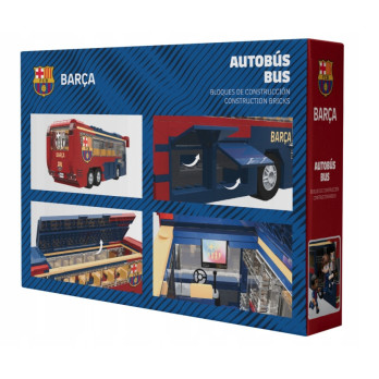 FC BARCELONA AUTOBUS PIŁKARSKI KLUBOWY DO ZŁOŻENIA KLOCKI 488 EL. PUZZLE