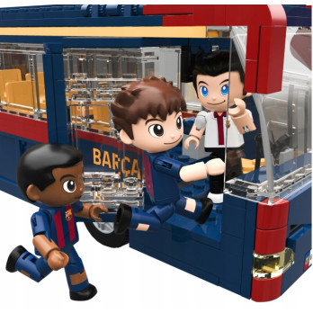 FC BARCELONA AUTOBUS PIŁKARSKI KLUBOWY DO ZŁOŻENIA KLOCKI 488 EL. PUZZLE