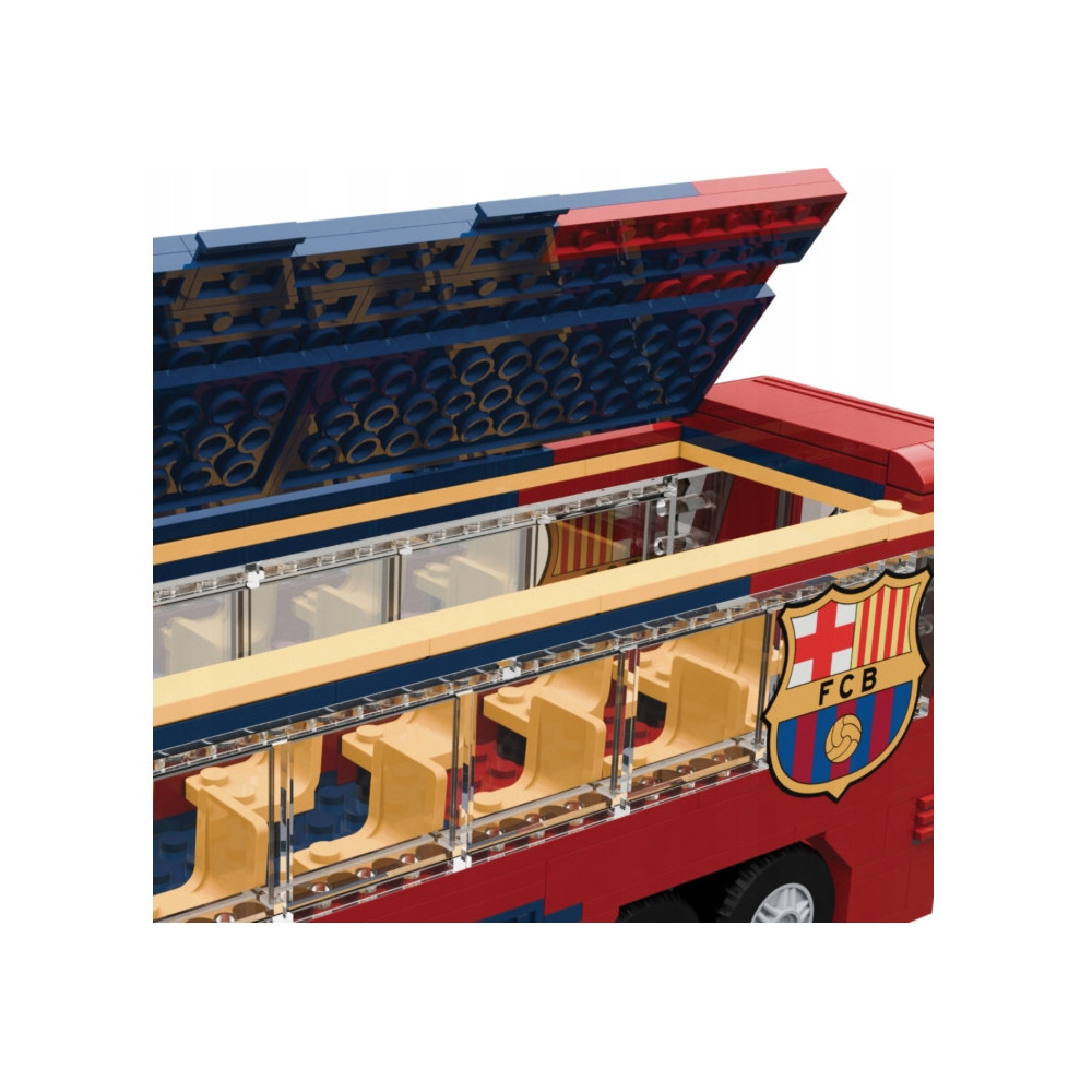 FC BARCELONA AUTOBUS PIŁKARSKI KLUBOWY DO ZŁOŻENIA KLOCKI 488 EL. PUZZLE
