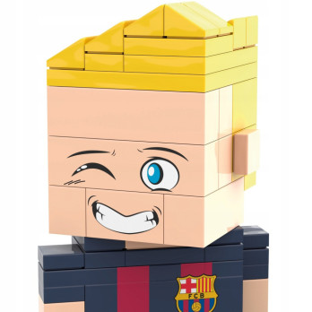 FC BARCELONA KLOCKI FIGURKA ZAWODNIKA 210 EL. KREATYWNA BUDOWA + AKCESORIA