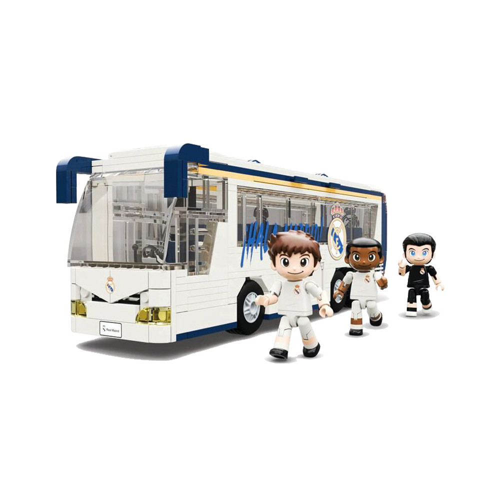 REAL MADRYT AUTOBUS PIŁKARSKI KLUBOWY DO ZŁOŻENIA KLOCKI 488 EL. PUZZLE