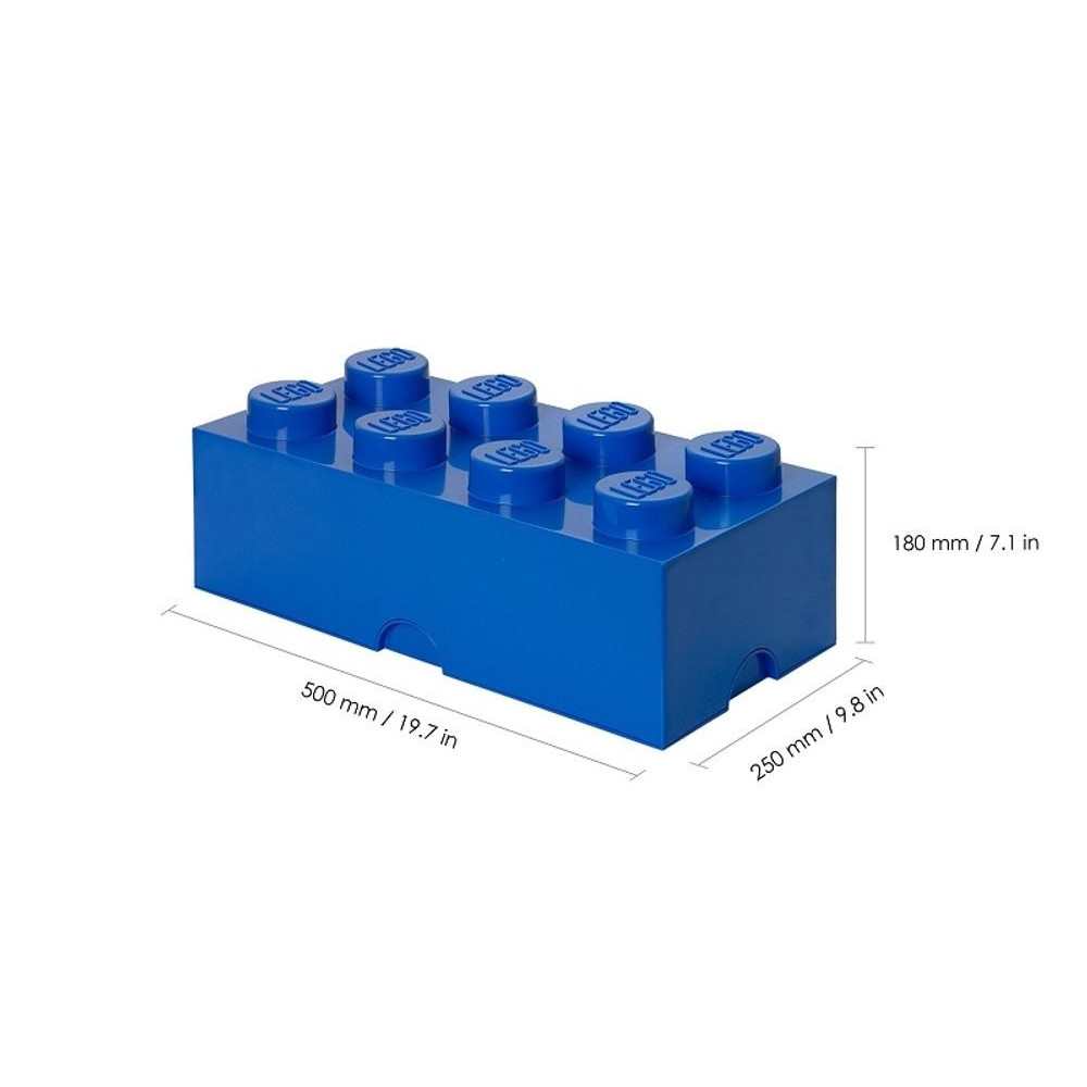 LEGO Pojemnik na klocki Zabawki 40041731Niebieski Blue Brick 8 Prezent