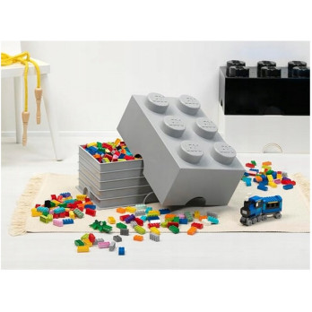 LEGO Classic 40000804 Pojemnik klocek LEGO Brick 6 - Biały White Na Klocki