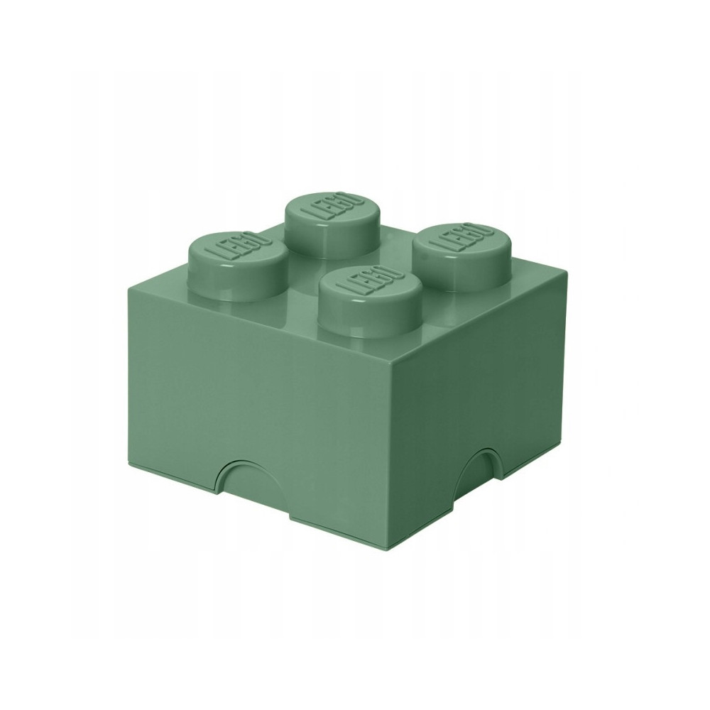 Pojemnik Na klocki LEGO Storage 2x2 zielony piaskowa zieleń 40031747