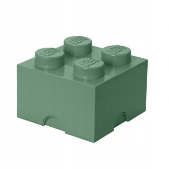 Pojemnik Na klocki LEGO Storage 2x2 zielony piaskowa zieleń 40031747