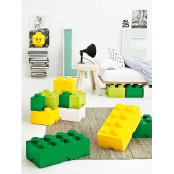 Pojemnik Na klocki LEGO Storage 2x2 zielony piaskowa zieleń 40031747
