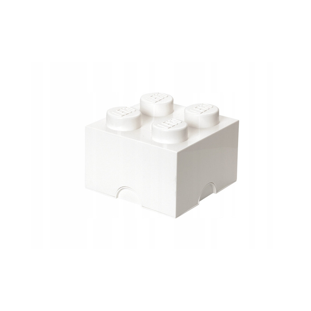 Pojemnik Na Zabawki Klocki LEGO Storage Brick 4 biały White Prezent
