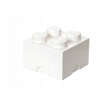 Pojemnik Na Zabawki Klocki LEGO Storage Brick 4 biały White Prezent