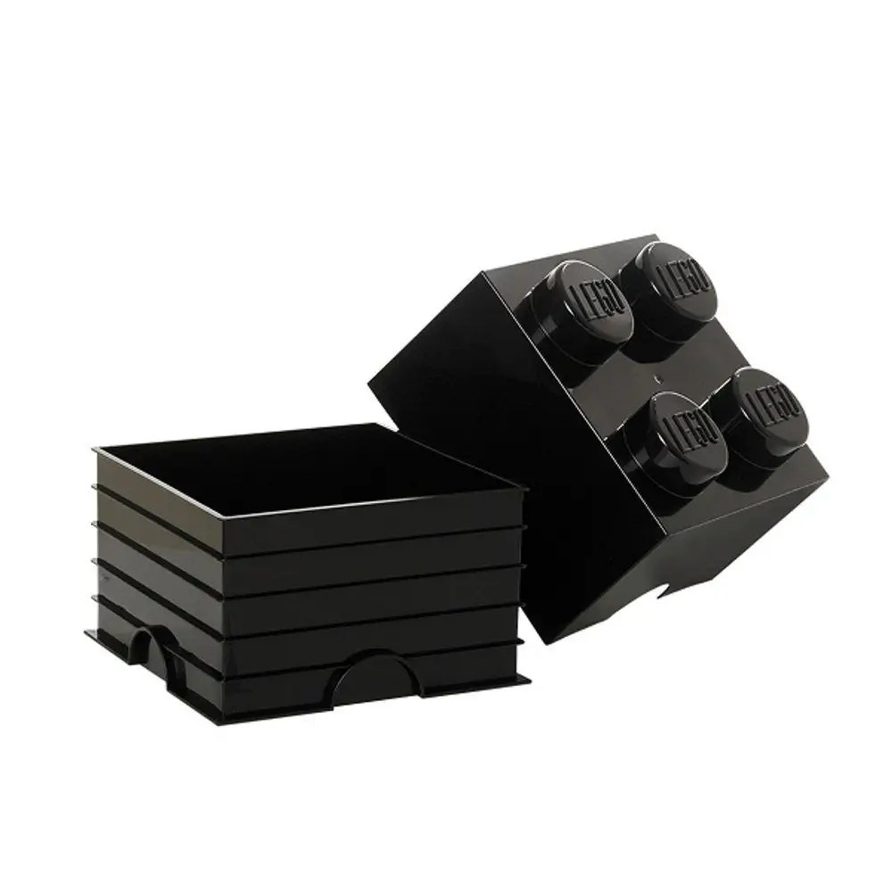 LEGO 40031733 POJEMNIK NA ZABAWKI STORAGE BRICK 4 CZARNY BLACK