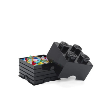 LEGO 40031733 POJEMNIK NA ZABAWKI STORAGE BRICK 4 CZARNY BLACK