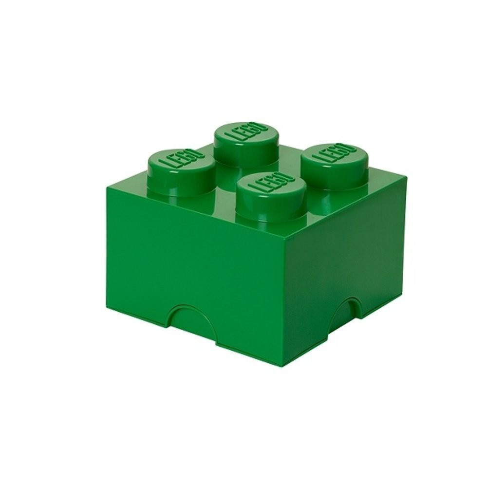 LEGO 40031734 Pojemnik na klocki zabawki 2x2 ciemnozielony Prezent