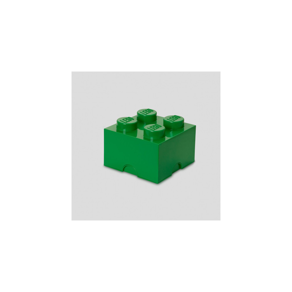 LEGO 40031734 Pojemnik na klocki zabawki 2x2 ciemnozielony Prezent