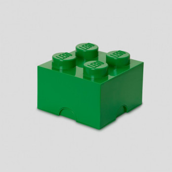 LEGO 40031734 Pojemnik na klocki zabawki 2x2 ciemnozielony Prezent
