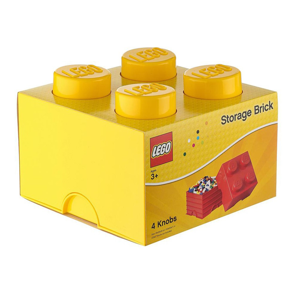 Pojemnik LEGO 40031732 klocek 4 żółty Skrzynka Na Zabawki Prezent
