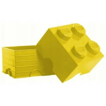 Pojemnik LEGO 40031732 klocek 4 żółty Skrzynka Na Zabawki Prezent