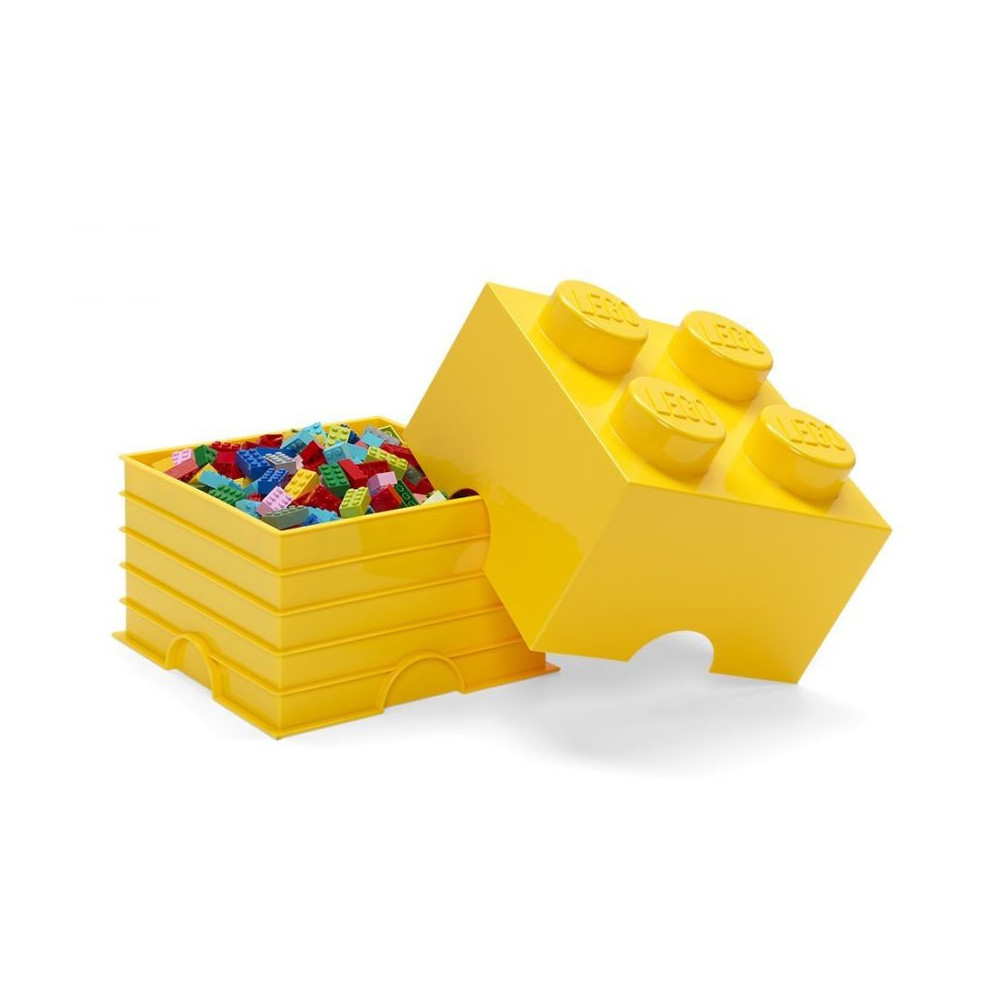 Pojemnik LEGO 40031732 klocek 4 żółty Skrzynka Na Zabawki Prezent