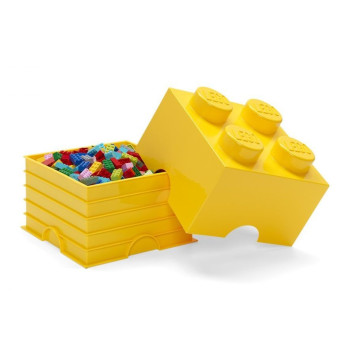 Pojemnik LEGO 40031732 klocek 4 żółty Skrzynka Na Zabawki Prezent