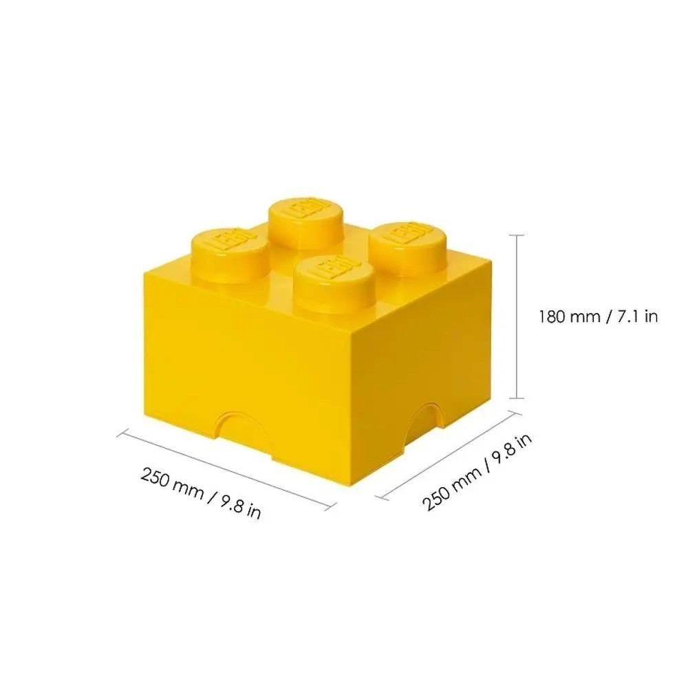 Pojemnik LEGO 40031732 klocek 4 żółty Skrzynka Na Zabawki Prezent