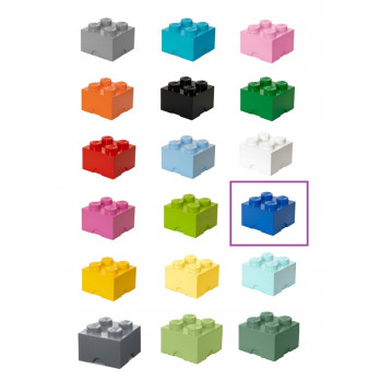 Pojemnik LEGO Storage Brick 4 niebieski 40031731 Skrzynka Na Zabawki