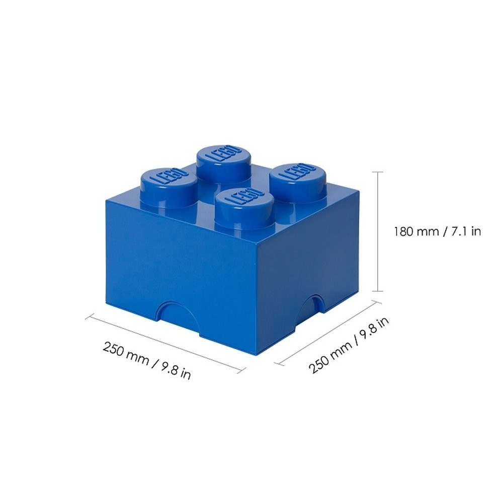 Pojemnik LEGO Storage Brick 4 niebieski 40031731 Skrzynka Na Zabawki