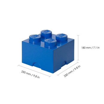 Pojemnik LEGO Storage Brick 4 niebieski 40031731 Skrzynka Na Zabawki