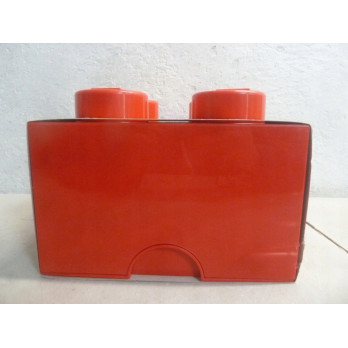Pojemnik LEGO Storage Brick 4 czerwony Red Skrzynka Na Zabawki