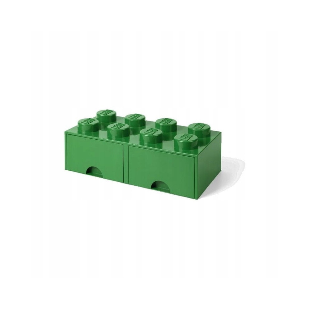 LEGO 40061734 Pojemnik na klocki Nia Zabawki z szufladami 4x2 zielony