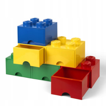 LEGO 40061734 Pojemnik na klocki Nia Zabawki z szufladami 4x2 zielony