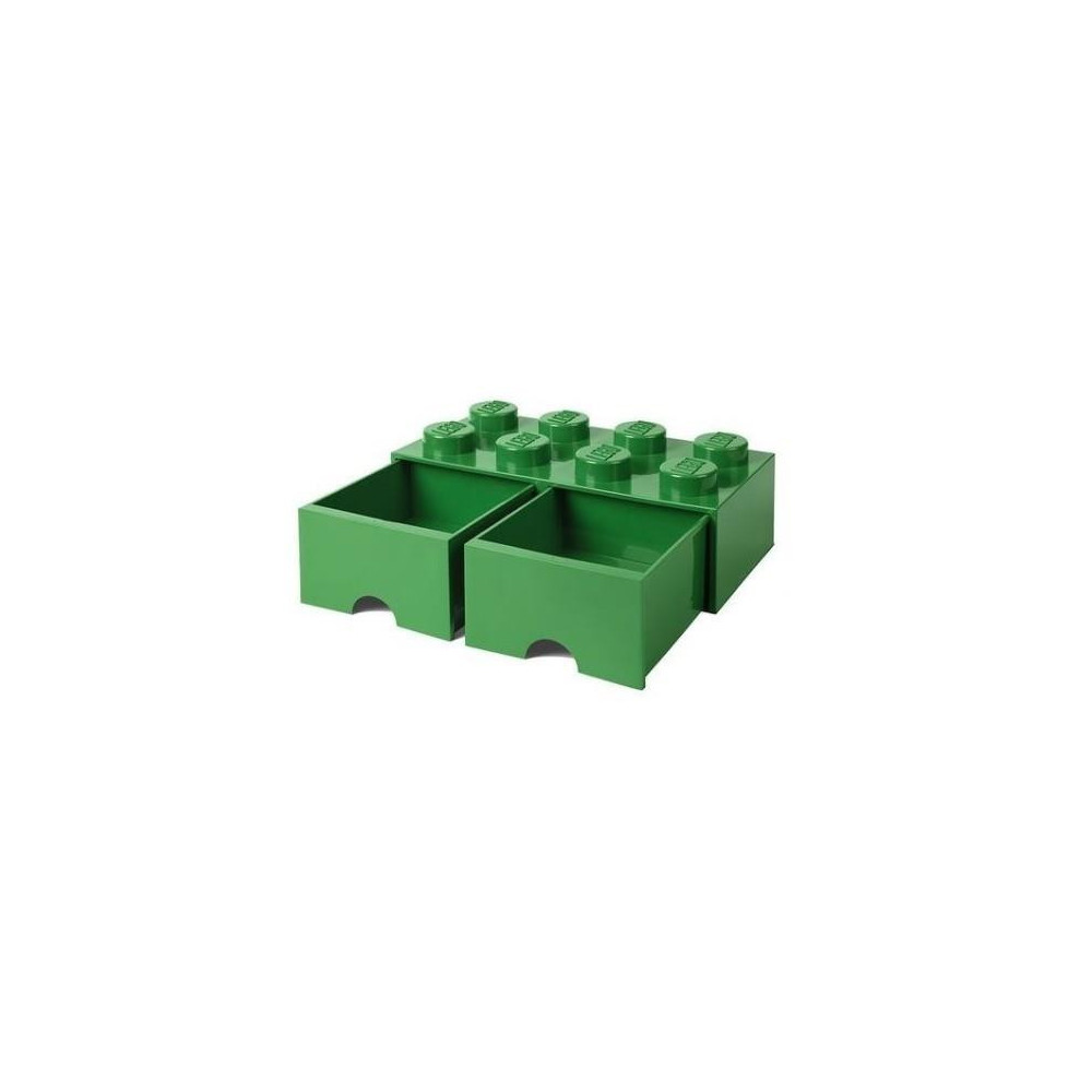 LEGO 40061734 Pojemnik na klocki Nia Zabawki z szufladami 4x2 zielony