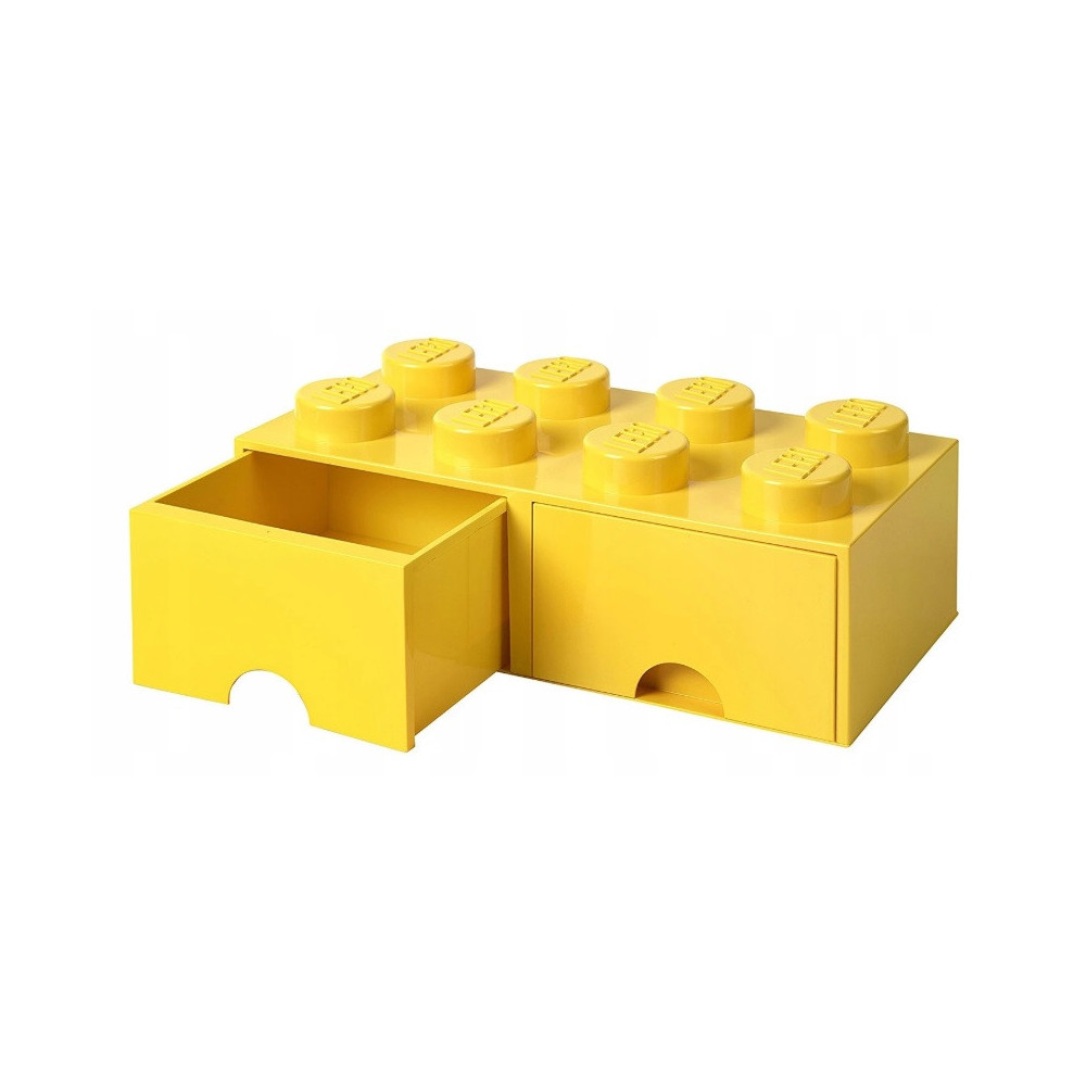LEGO 40061732 Pojemnik na klocki Zabawki z szufladami żółty Yellow Prezent