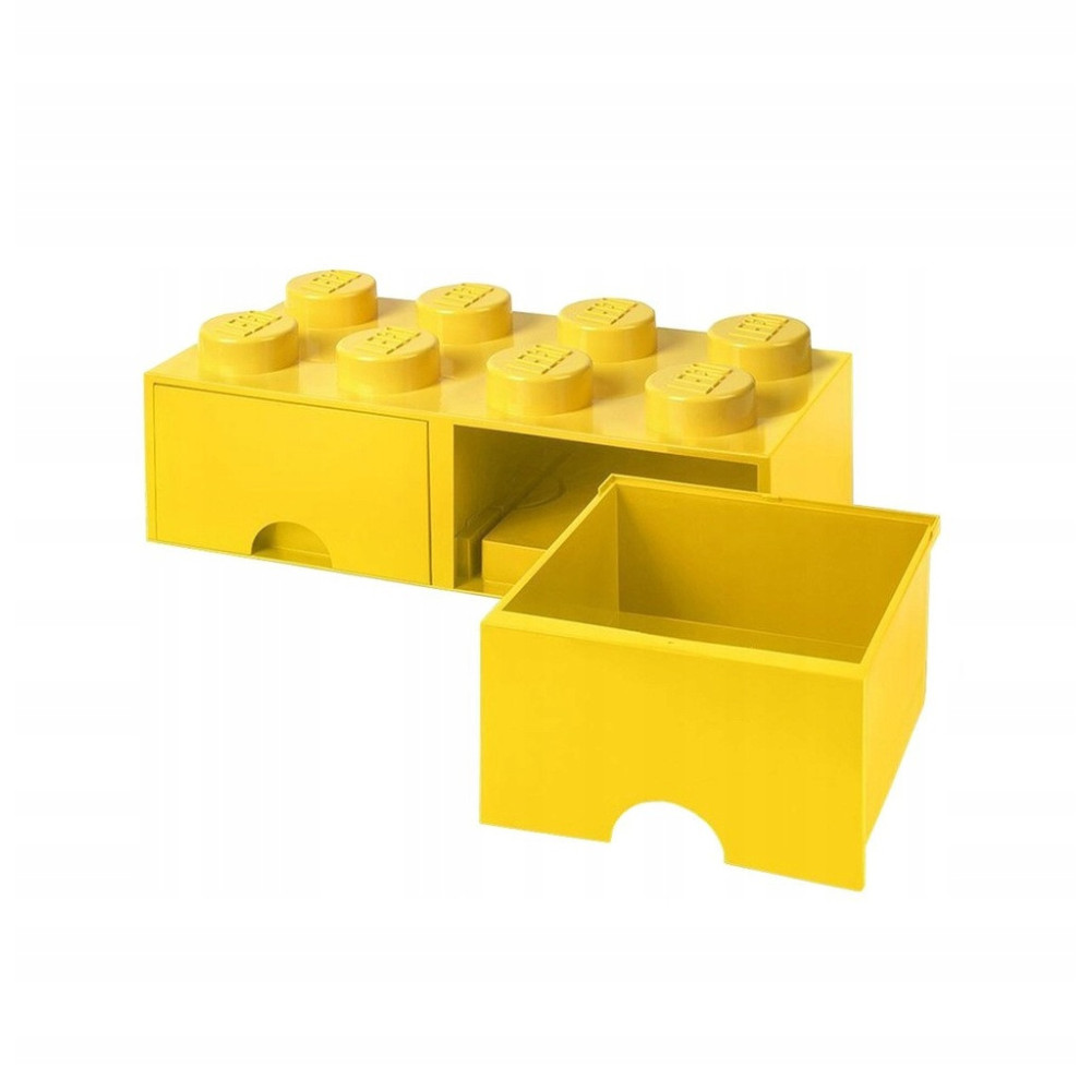 LEGO 40061732 Pojemnik na klocki Zabawki z szufladami żółty Yellow Prezent