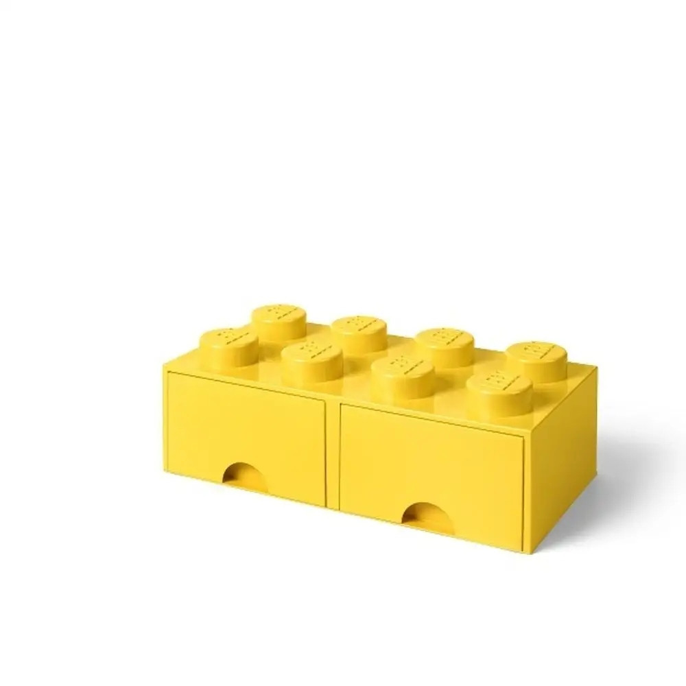 LEGO 40061732 Pojemnik na klocki Zabawki z szufladami żółty Yellow Prezent