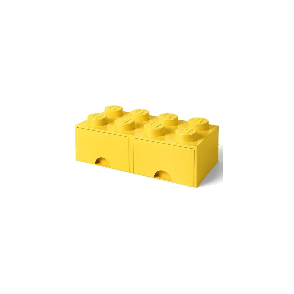 LEGO 40061732 Pojemnik na klocki Zabawki z szufladami żółty Yellow Prezent