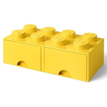 LEGO 40061732 Pojemnik na klocki Zabawki z szufladami żółty Yellow Prezent