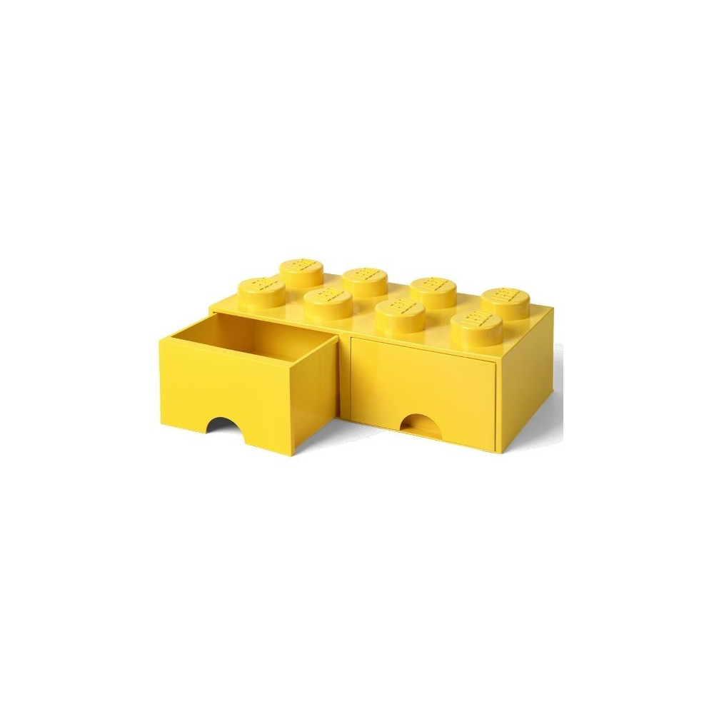LEGO 40061732 Pojemnik na klocki Zabawki z szufladami żółty Yellow Prezent