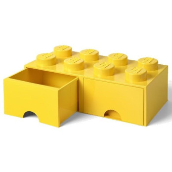 LEGO 40061732 Pojemnik na klocki Zabawki z szufladami żółty Yellow Prezent