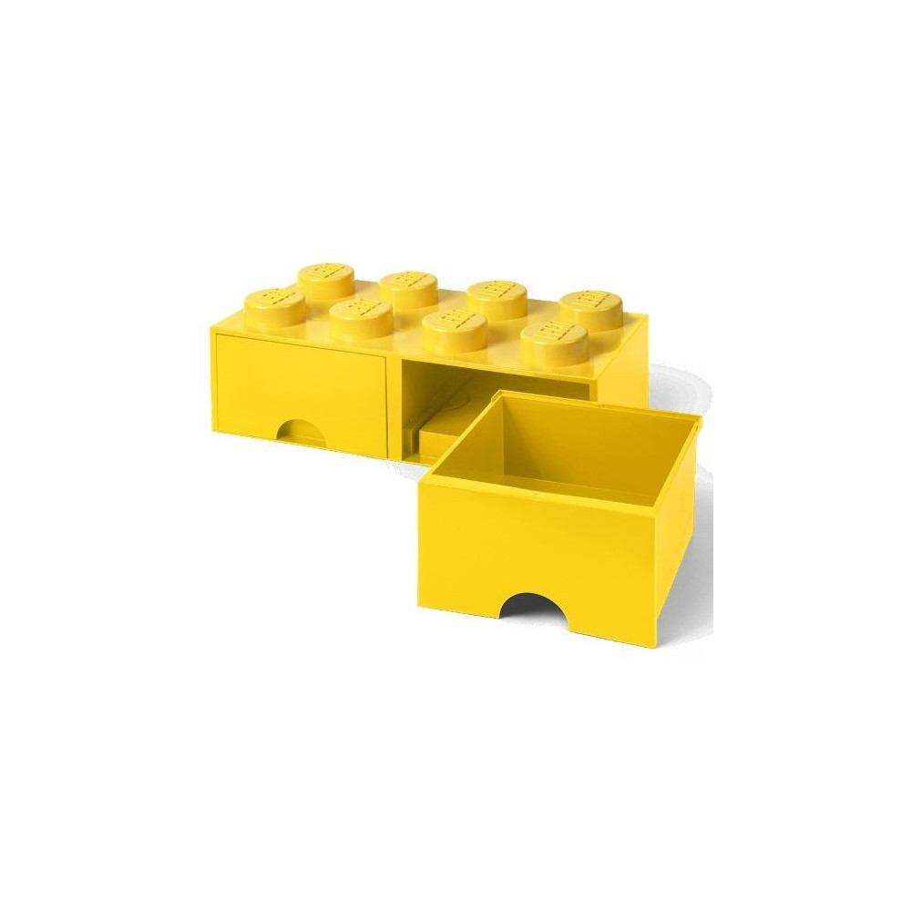 LEGO 40061732 Pojemnik na klocki Zabawki z szufladami żółty Yellow Prezent
