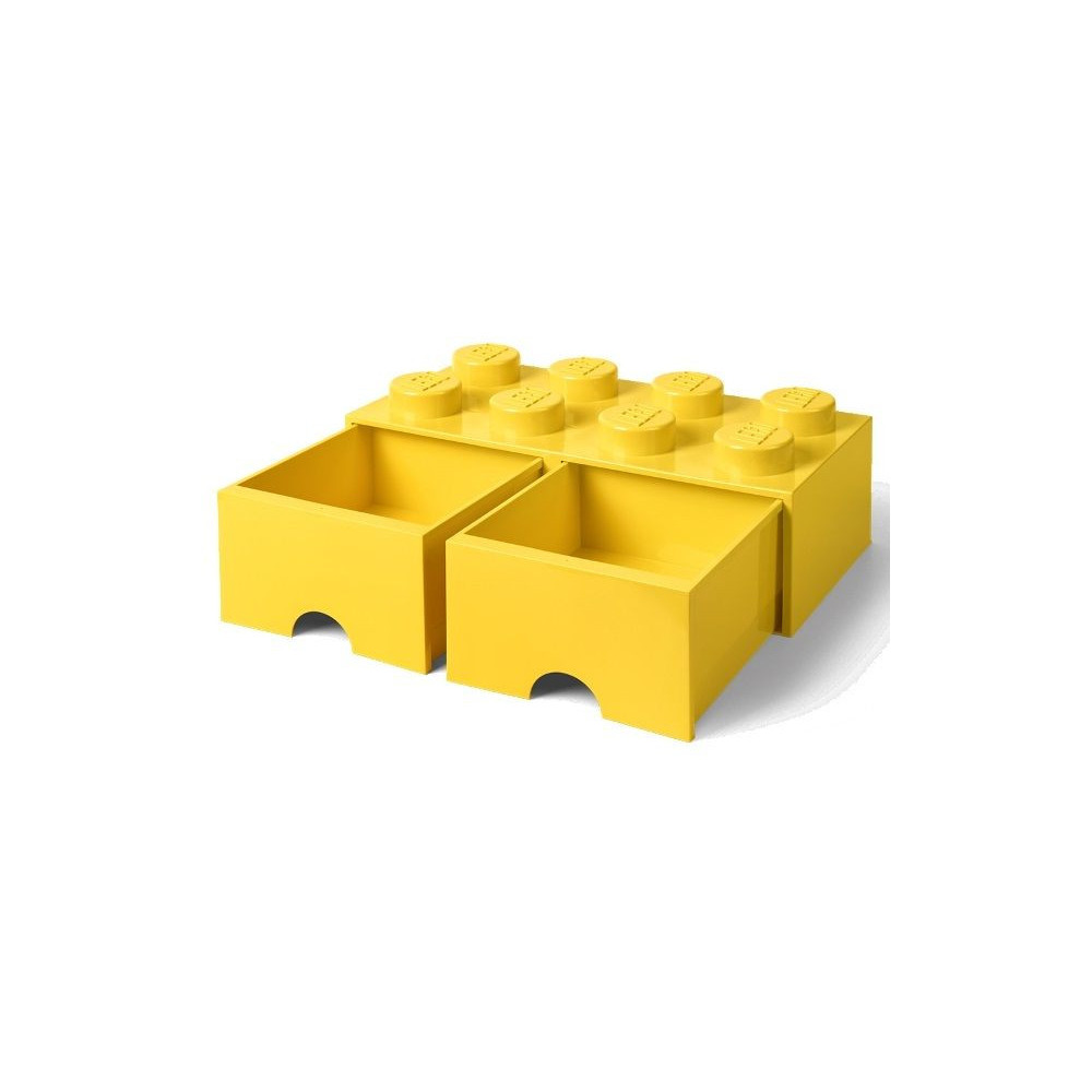 LEGO 40061732 Pojemnik na klocki Zabawki z szufladami żółty Yellow Prezent