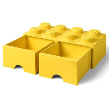 LEGO 40061732 Pojemnik na klocki Zabawki z szufladami żółty Yellow Prezent