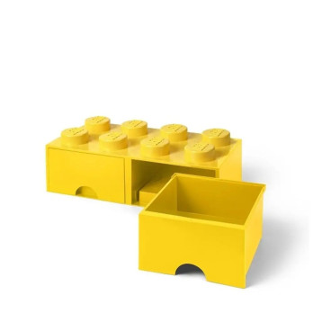 LEGO 40061732 Pojemnik na klocki Zabawki z szufladami żółty Yellow Prezent