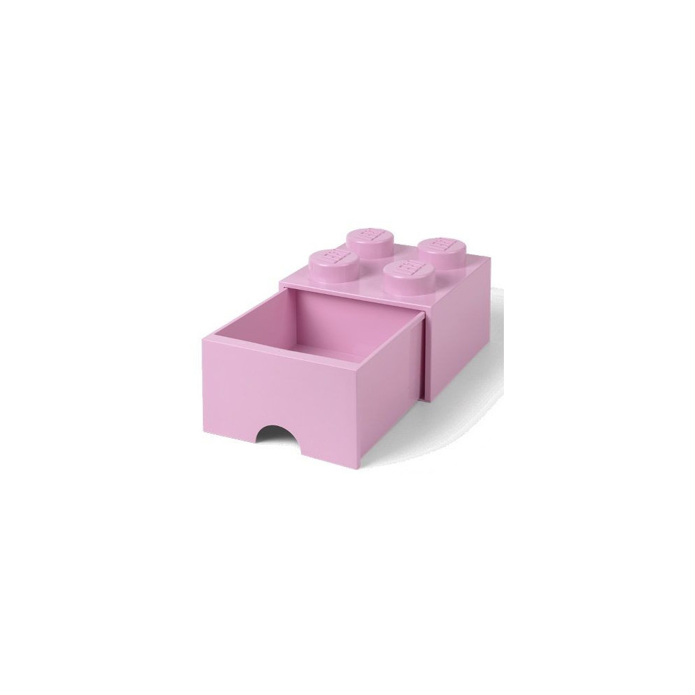 Pojemnik LEGO Na Klocki Zabawkii Brick 4 z szufladą 40051738 różowy Pink