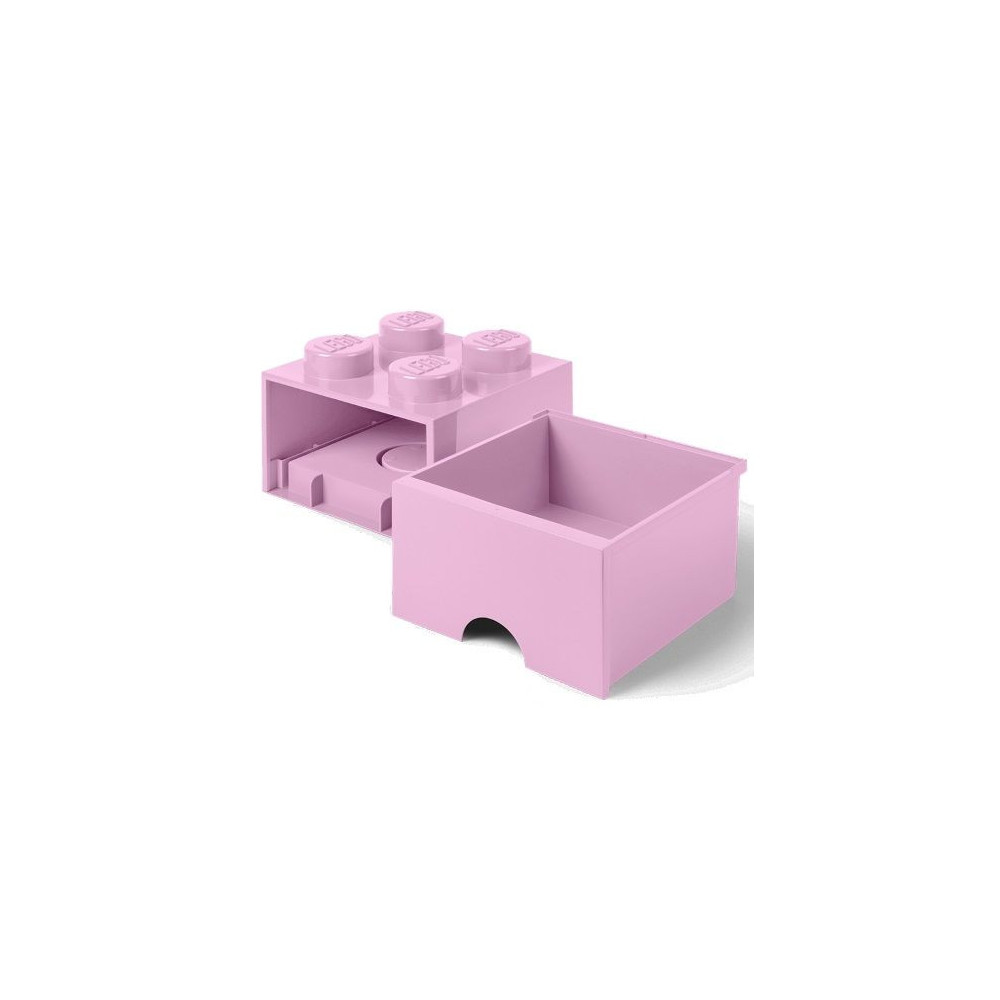 Pojemnik LEGO Na Klocki Zabawkii Brick 4 z szufladą 40051738 różowy Pink