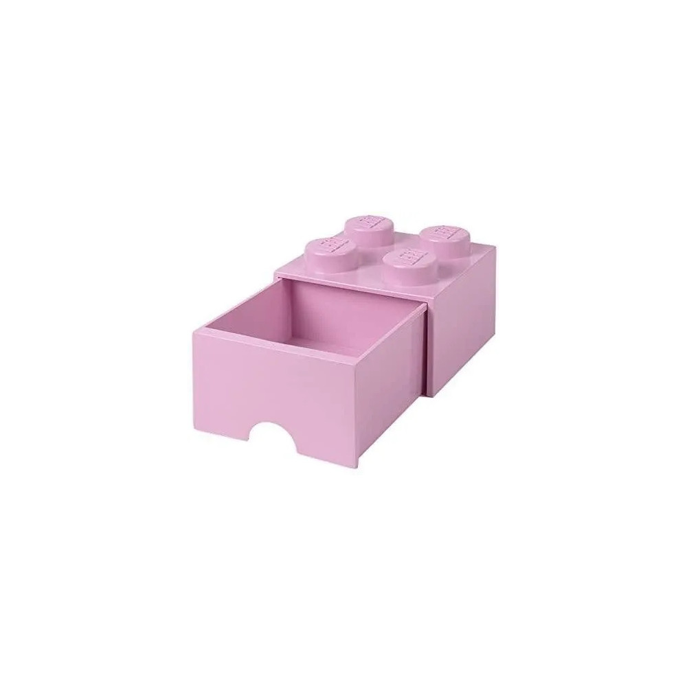 Pojemnik LEGO Na Klocki Zabawkii Brick 4 z szufladą 40051738 różowy Pink