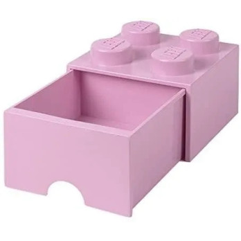 Pojemnik LEGO Na Klocki Zabawkii Brick 4 z szufladą 40051738 różowy Pink