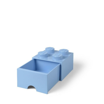 Pojemnik LEGO Na Klocki Brick Drawer 4 jasnoniebieski Błękitny